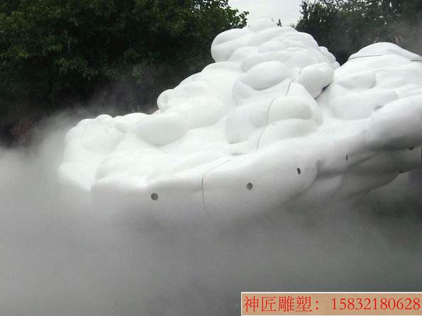 不锈钢云朵雕塑 (3)