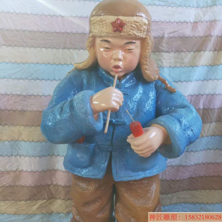 玻璃钢彩绘童趣雕塑5 玻璃钢彩绘童趣雕塑5