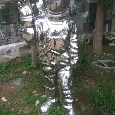 不锈钢宇航员雕塑 宇航员雕塑定制